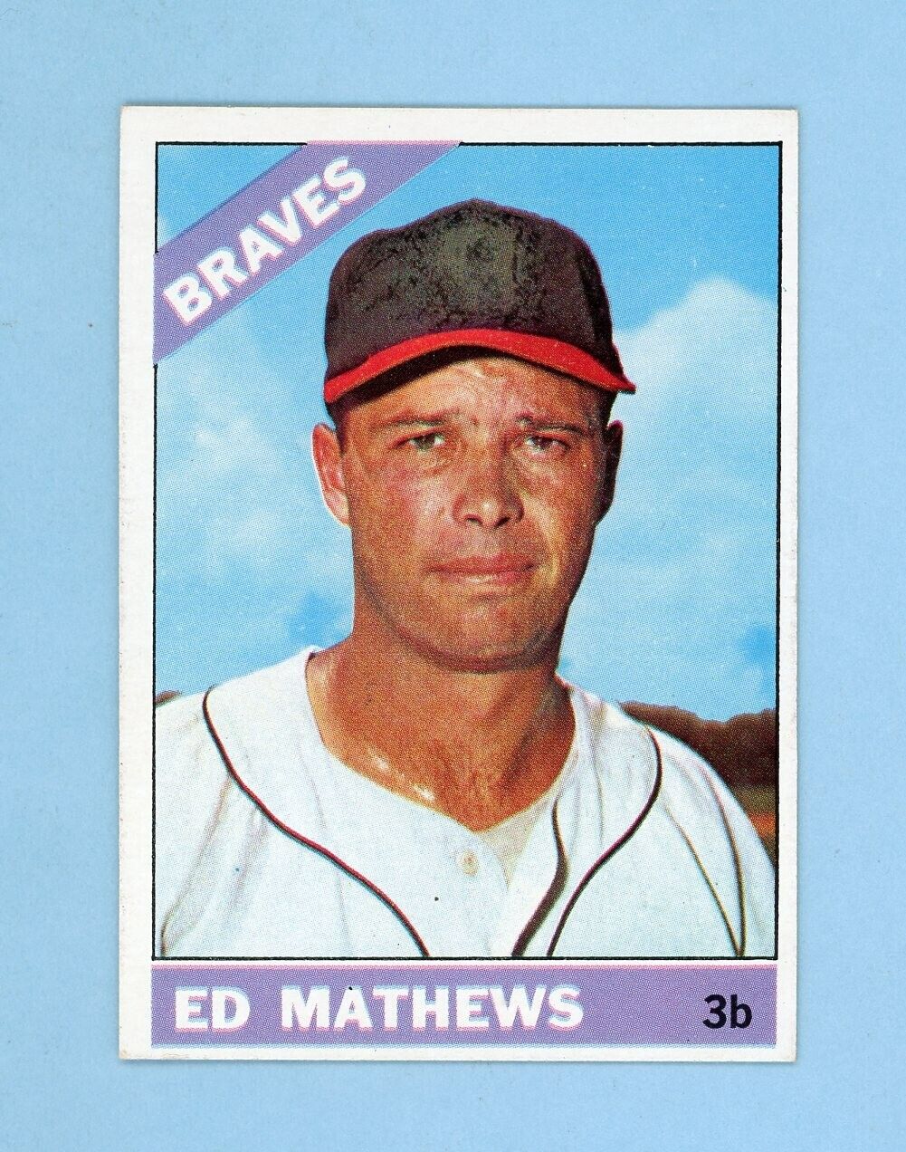 1966 Topps #200 Ed Mathews Atlanta Braves Baseball Card NM app sbnt