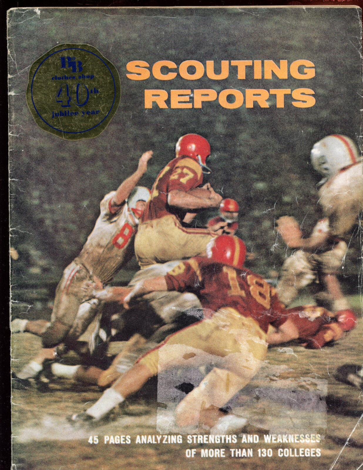 September 19 1960 Sports Illustrated College Football Scouting Report VG