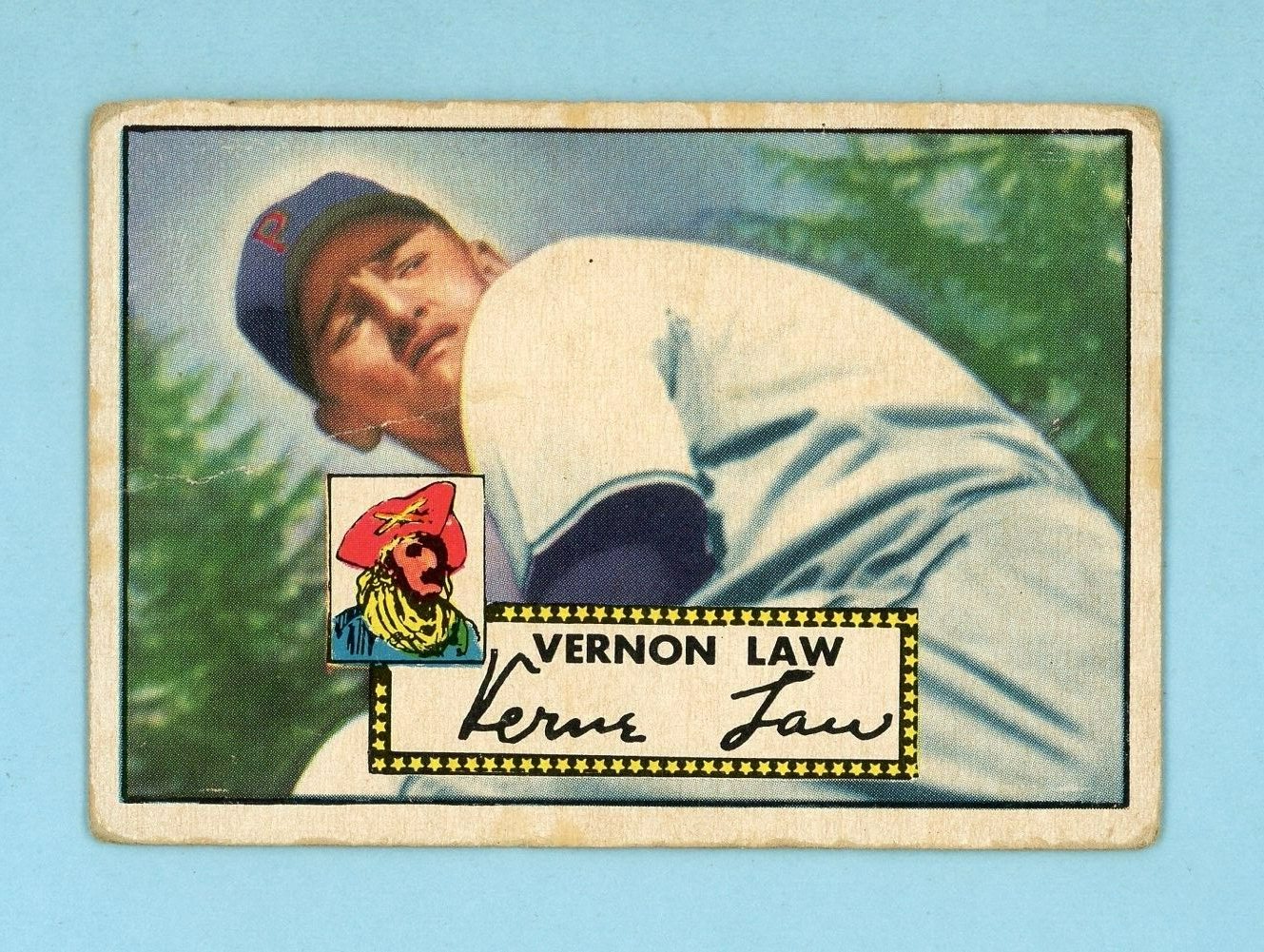 1952 Topps #81 Vernon Law Pittsburgh Pirates Baseball Card Low Grade