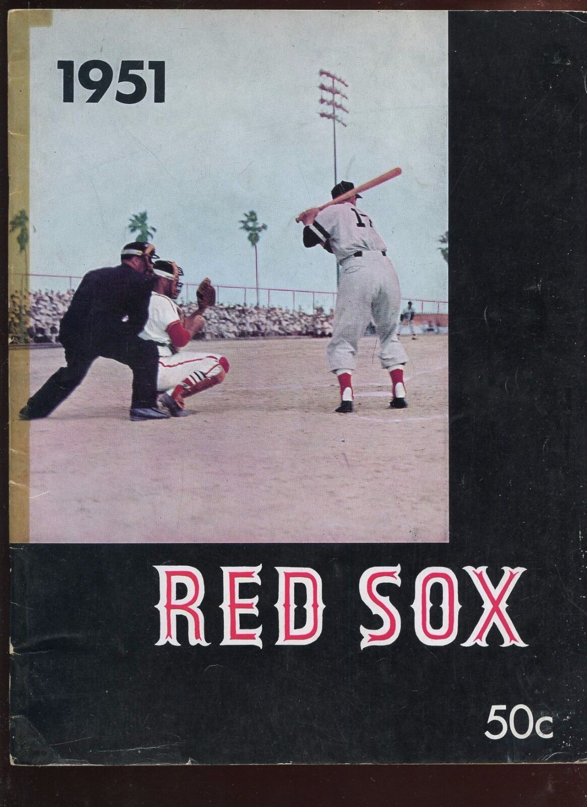 1951 MLB Baseball Boston Red Sox First Yearbook