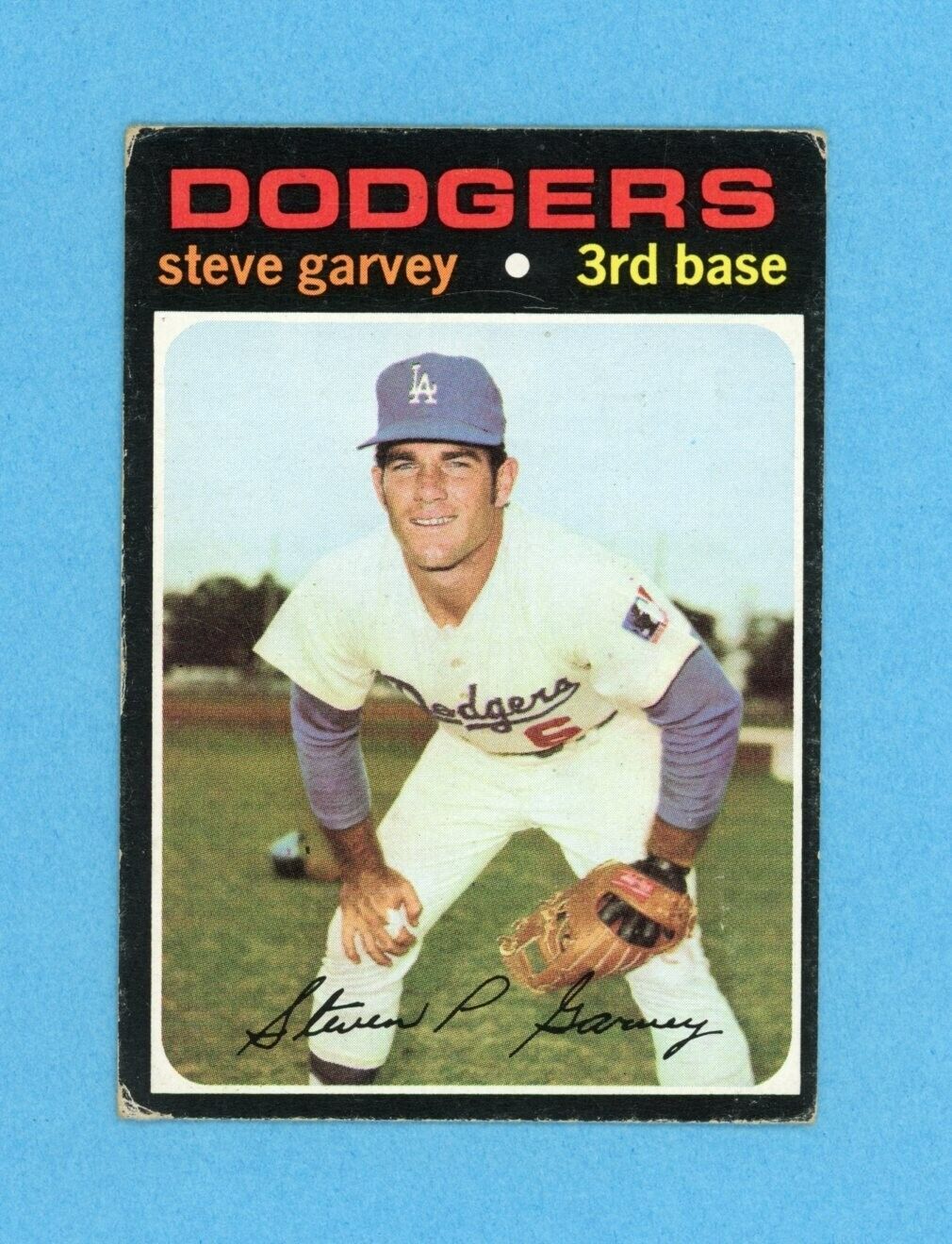 1971 Topps #341 Steve Garvey Los Angeles Dodgers Rookie Baseball Card VG+ - V/E