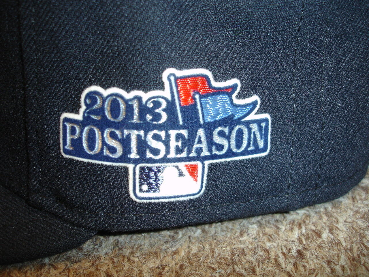 2013 Rafael Belliard Detroit Tigers Game Used Coaches Hat #17 Postseason Patch