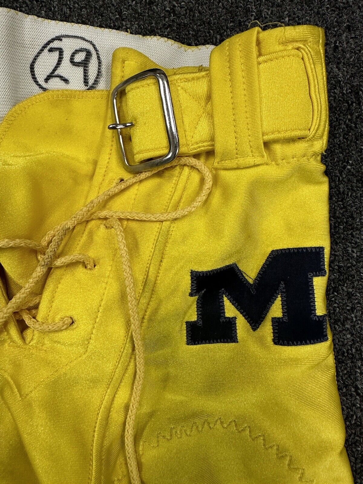 2003-06 Leon Hall Michigan Wolverines #29 GAME USED NCAA College Football Pants