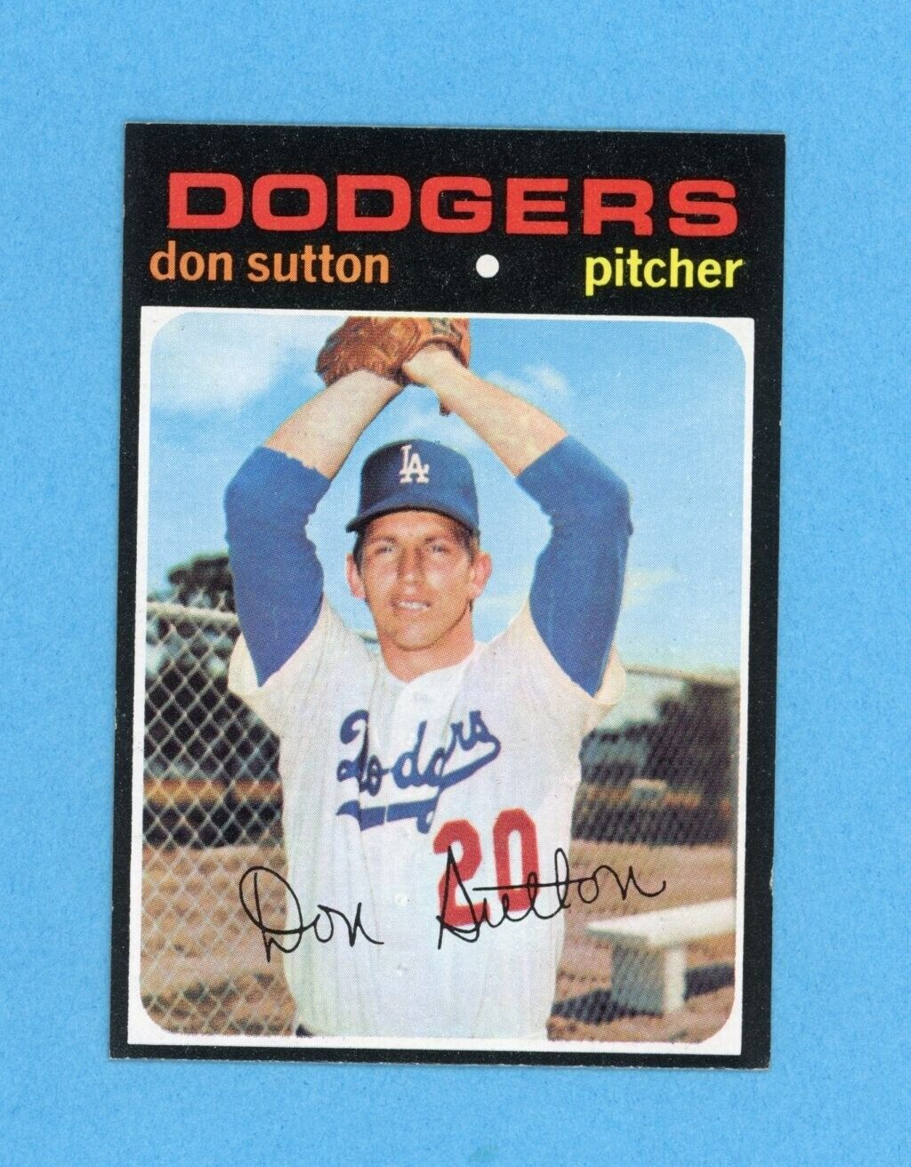 1971 Topps #361 Don Sutton Los Angeles Dodgers Baseball Card Ex/Mt - NM