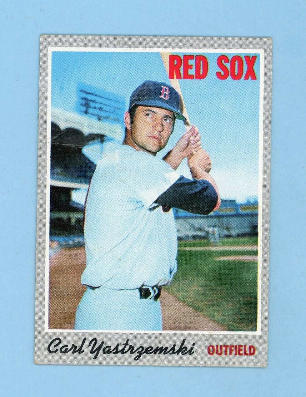 1970 Topps #10 Carl Yastrzemski Boston Red Sox Baseball Card EX app wrks/cres