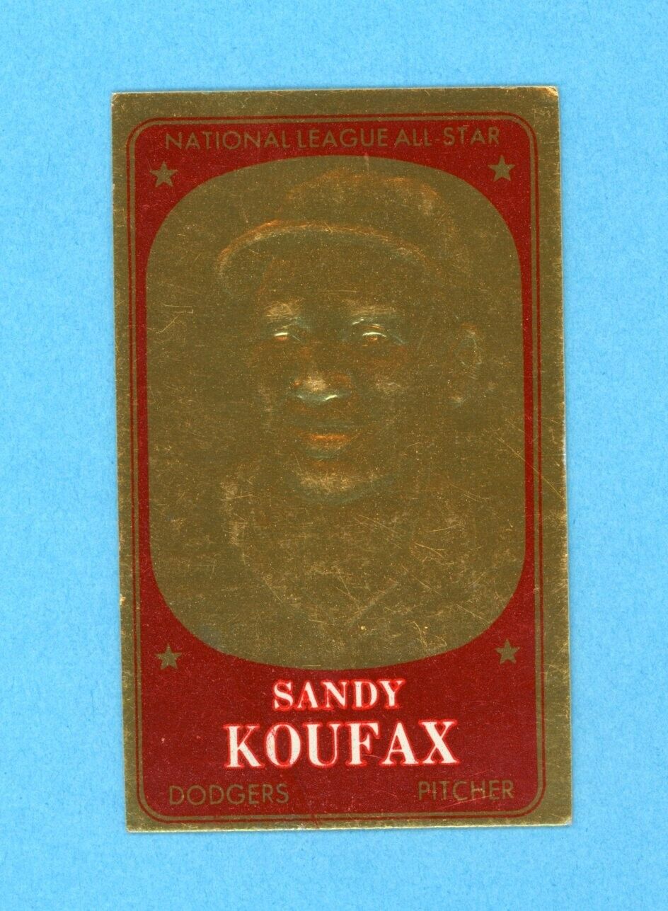 1965 Topps Embossed #8 Sandy Koufax Los Angeles Dodgers Baseball Card