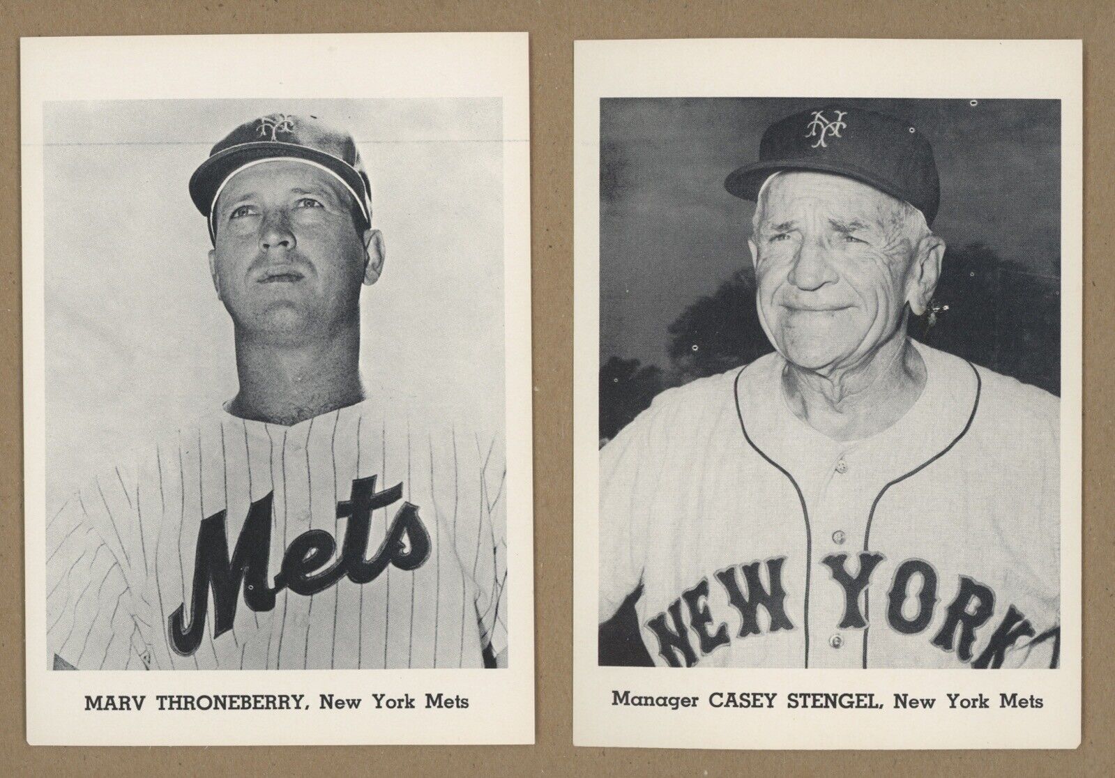 1963 New York Mets Team Photo Pack • Set of 12 with the original envelope