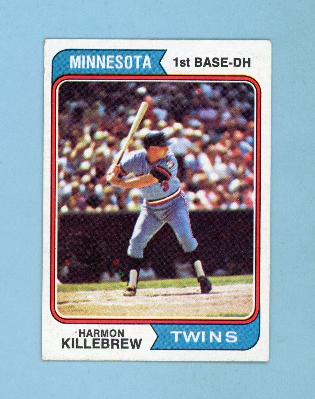 1974 Topps #400 Harmon Killebrew Minnesota Twins Baseball Card Ex-Ex+