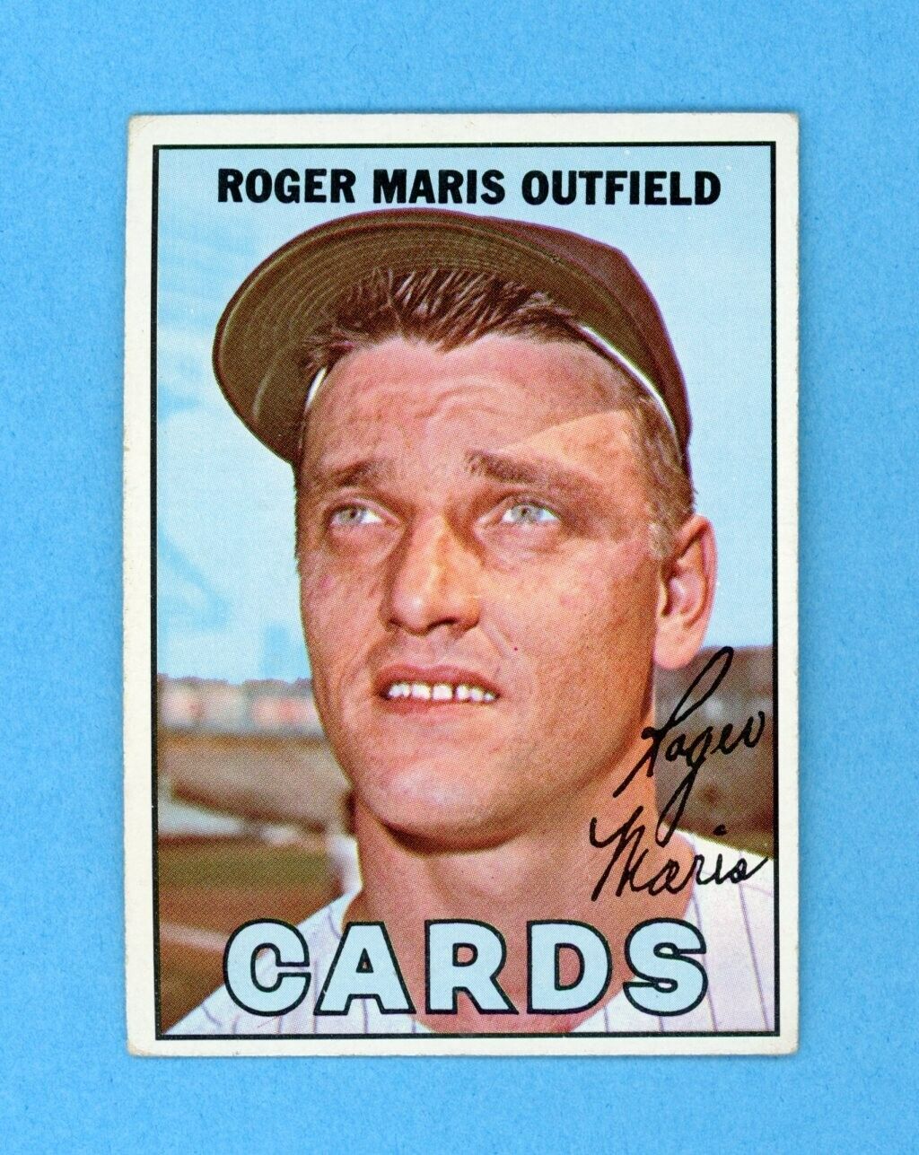 1967 Topps #45 Roger Maris St. Louis Cardinals Baseball Card EX