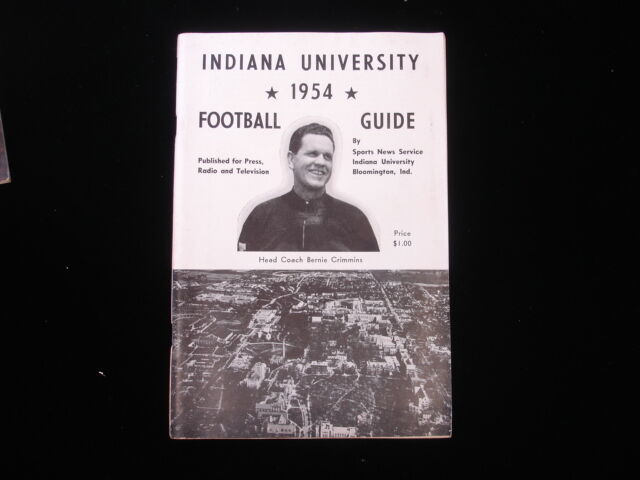 1954 Indiana University Press,TV,Radio Guide EX+