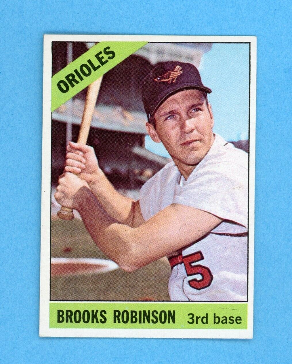 1966 Topps #390 Brooks Robinson Baltimore Orioles Baseball Card Ex/Mt