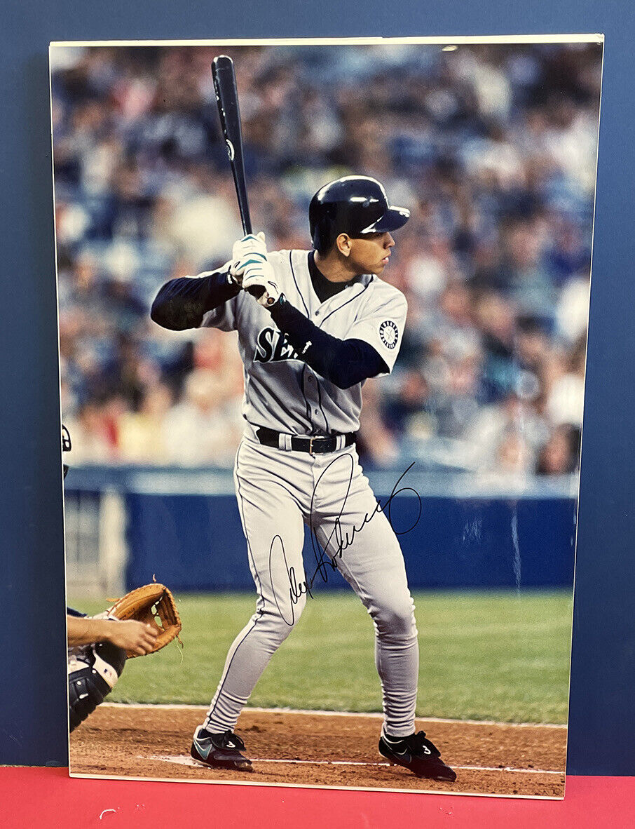 Alex Rodriguez Signed 14x20 Mounted Photo with B&E Hologram