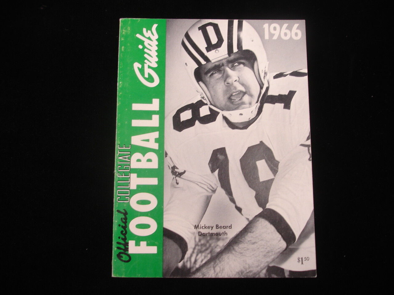 1966 Official NCAA Football Guide - Mickey Beard Cover