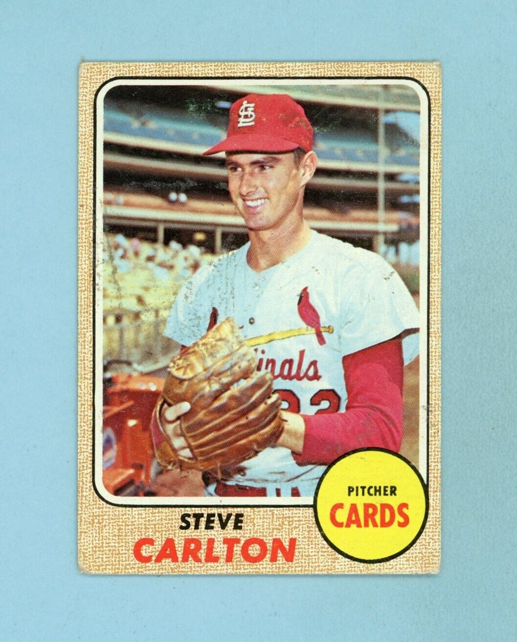 1968 Topps #408 Steve Carlton St. Louis Cardinals Baseball Card VG-VG+