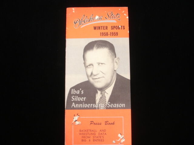 1958-1959 Oklahoma State Winter Sports Press Book EX+