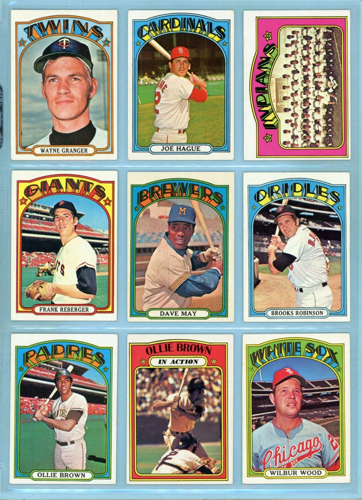 1972 Topps Starter Set Lot of 115 Diff Semi-High Number Baseball Cards Ex/Ex+