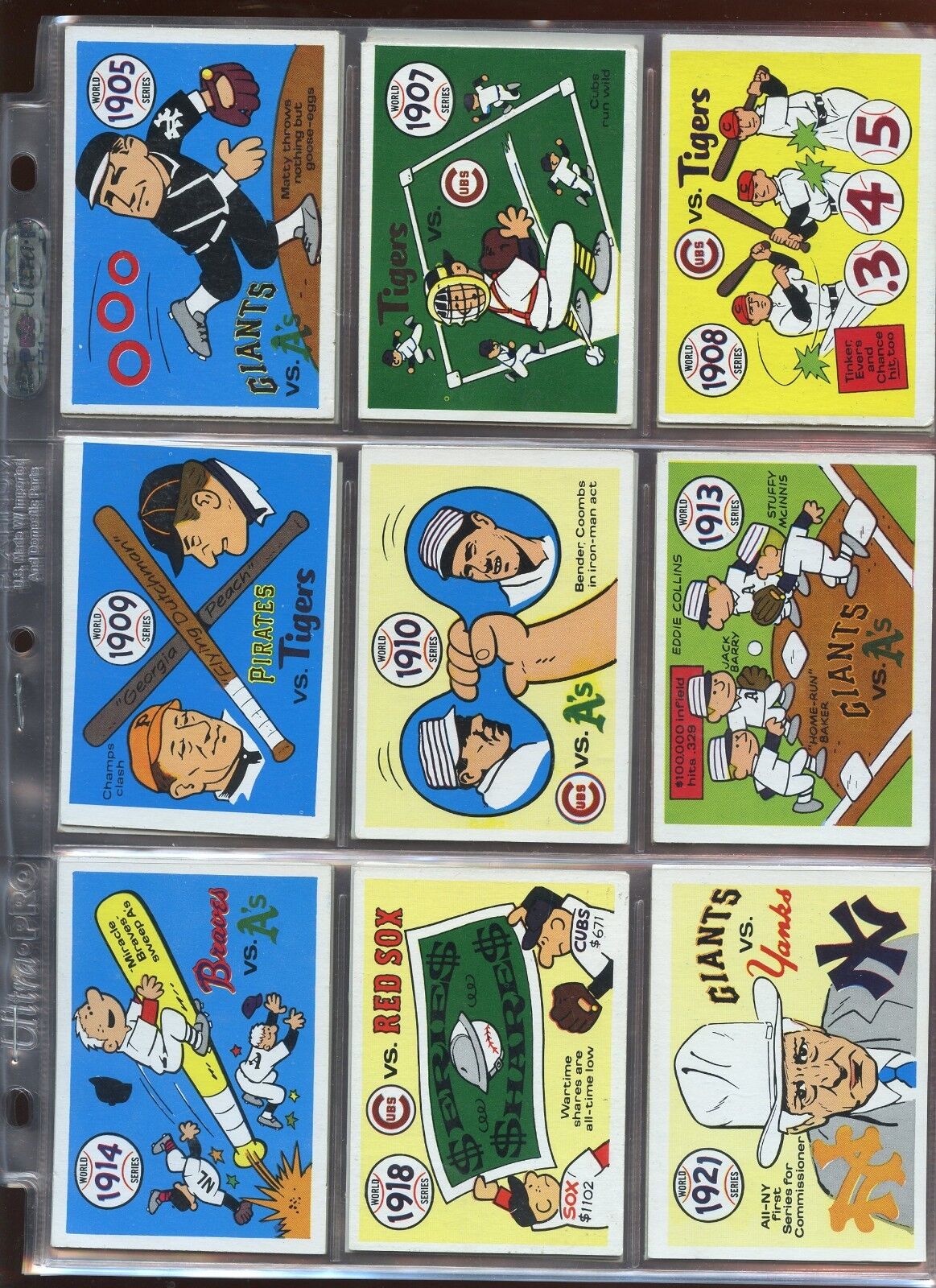 1970 Fleer World Series Baseball Card Lot 28 Different EX/NRMT