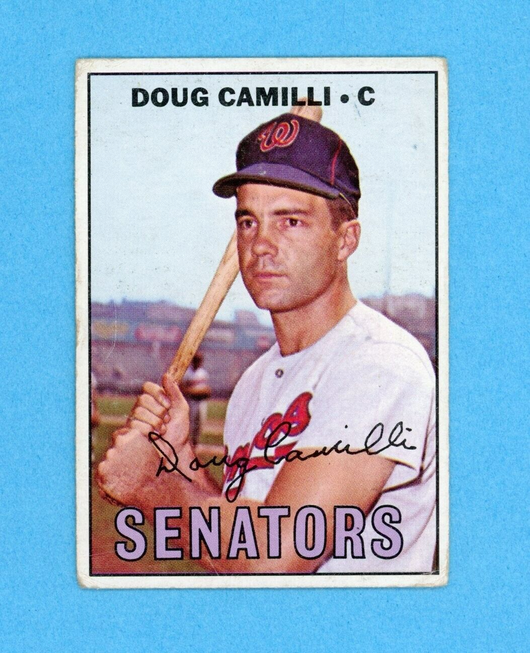 1967 Topps #551 Doug Camilli Washington Senators High Number Baseball Card VG