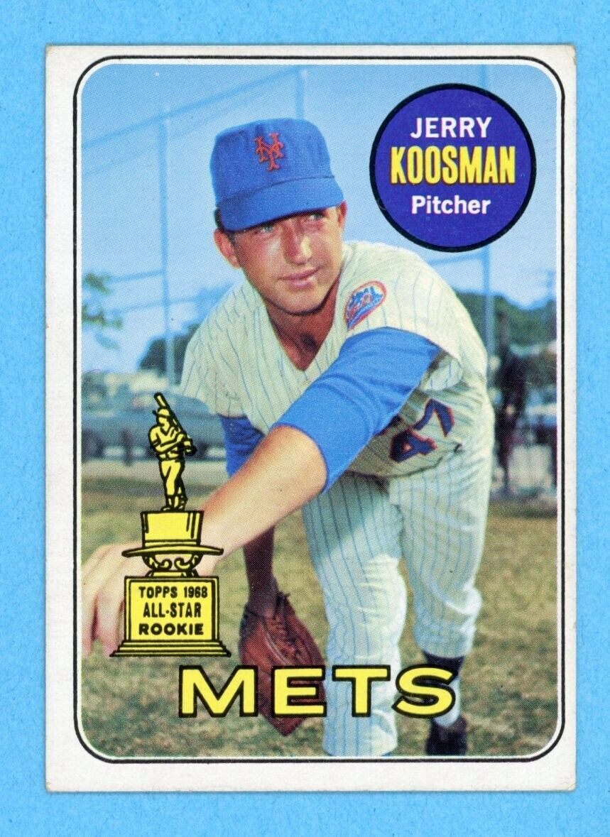 1969 Topps #90 Jerry Koosman New York Mets Baseball Card EX