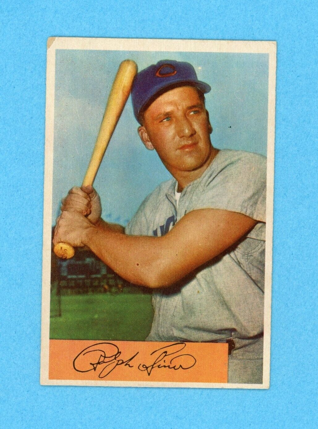 1954 Bowman #45 Ralph Kiner Chicago Cubs Baseball Card Vg/Ex