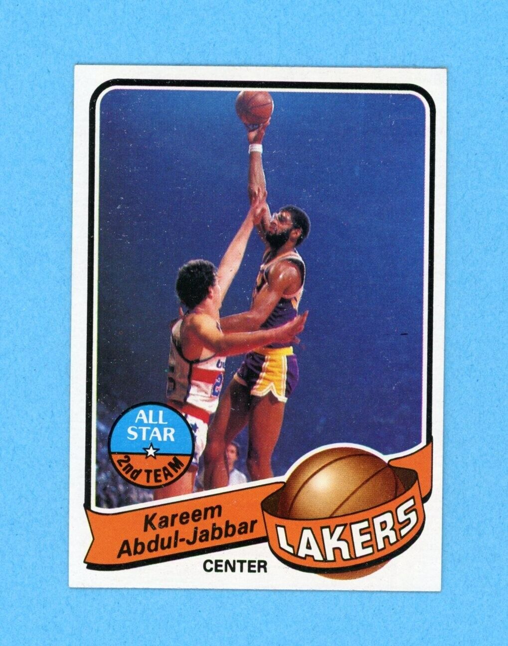 1979-80 Topps #10 Kareem Abdul-Jabbar Los Angeles Lakers Basketball Card NM