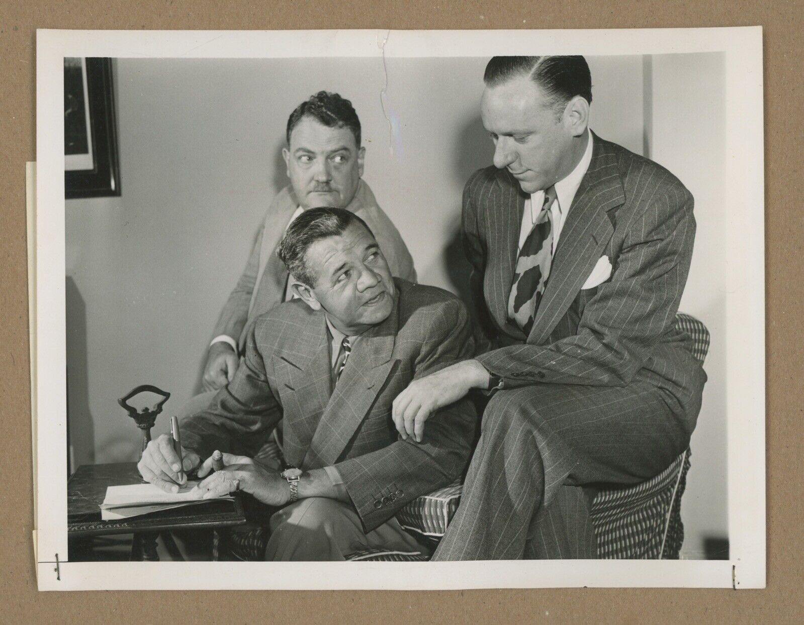 Babe Ruth July 10, 1947 Book Deal • Press Photo