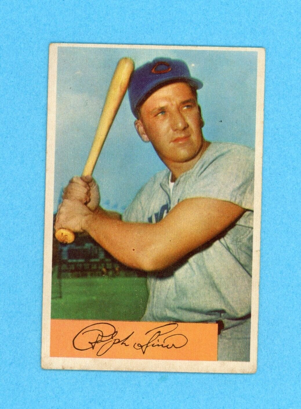 1954 Bowman #45 Ralph Kiner Chicago Cubs Baseball Card Vg/Ex