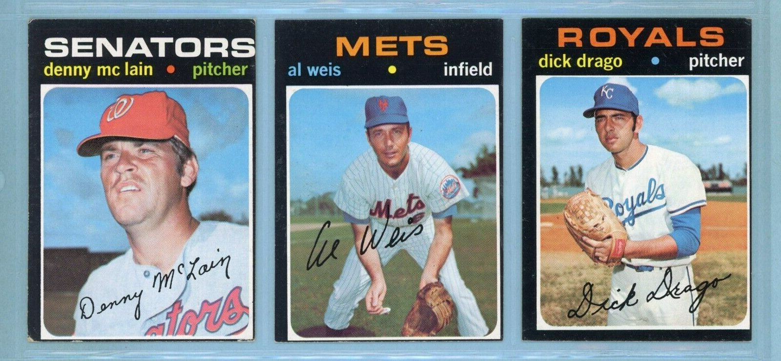 1971 Topps Starter Set Lot of 102 Different High Number Baseball Cards mxed grds