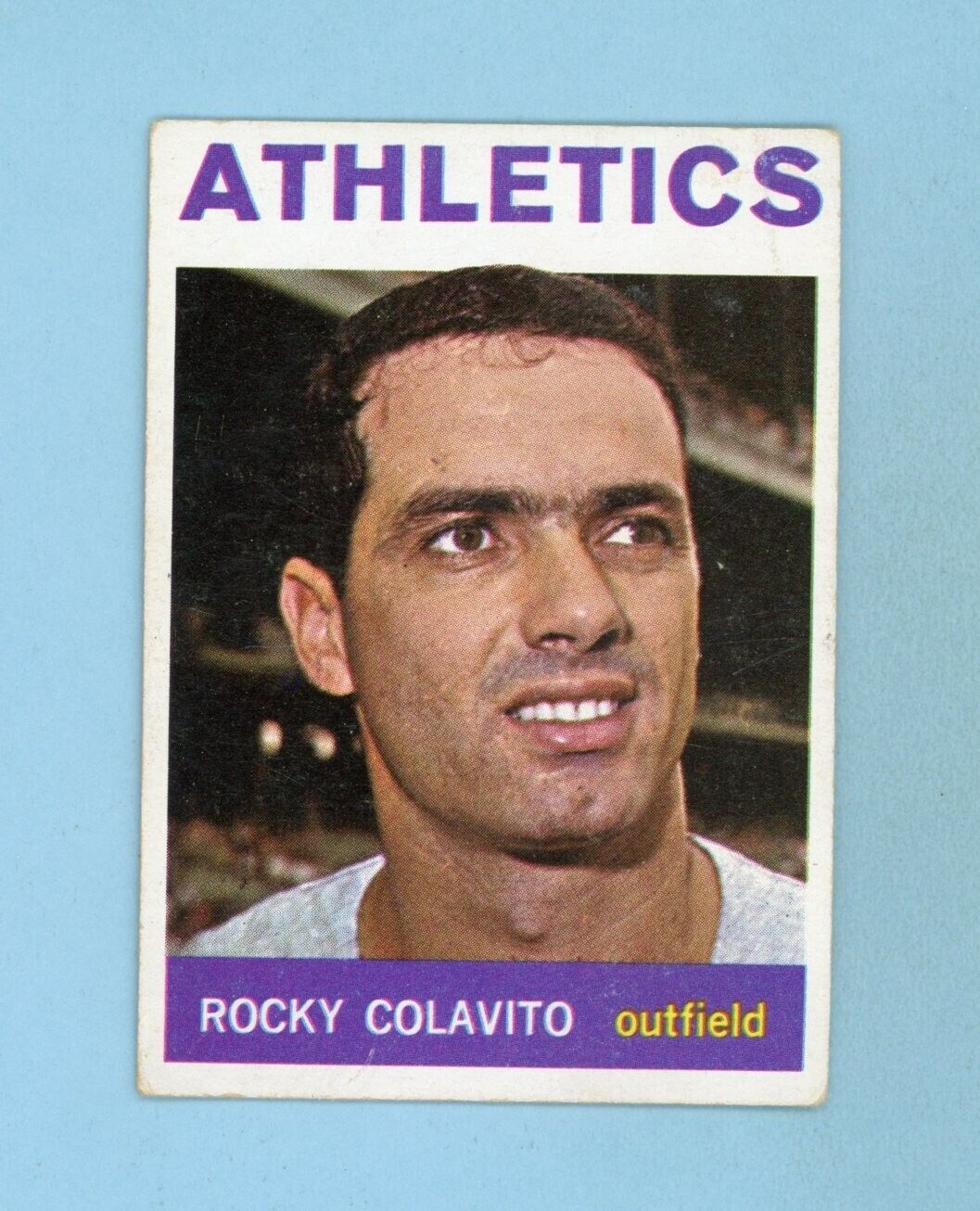 1964 Topps #320 Rocky Colavito Kansas City Athletics Baseball Card Vg/Ex