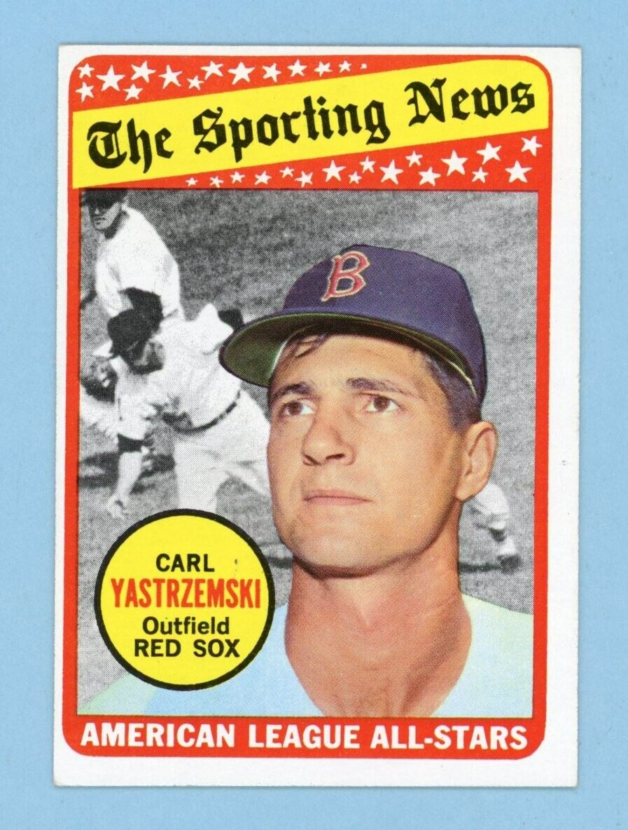 1969 Topps #425 Carl Yastrzemski All-Star Boston Red Sox Baseball Card EM-NM o/c