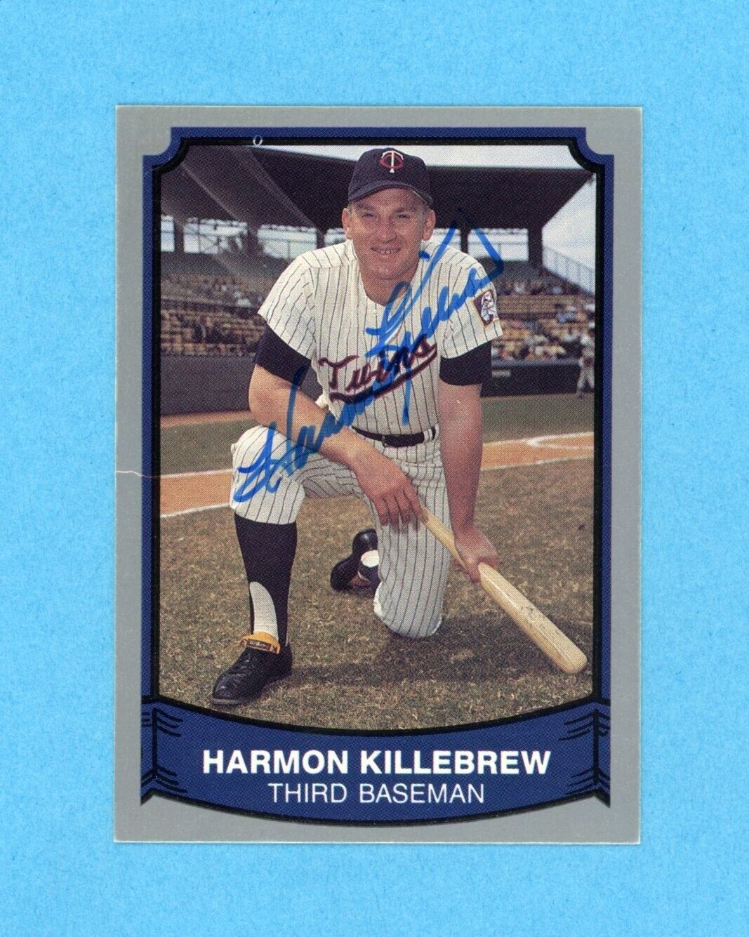 Harmon Killebrew Min Twins 1989 Pacific Legends 2 #163 Autographed Baseball Card