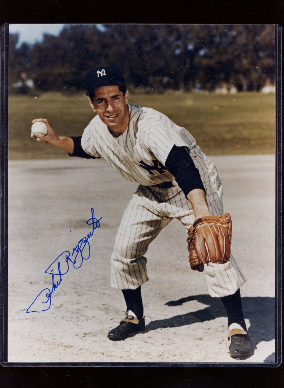 Phil Rizzuto New York Yankees Autographed 8 X 10 Photo Hologram