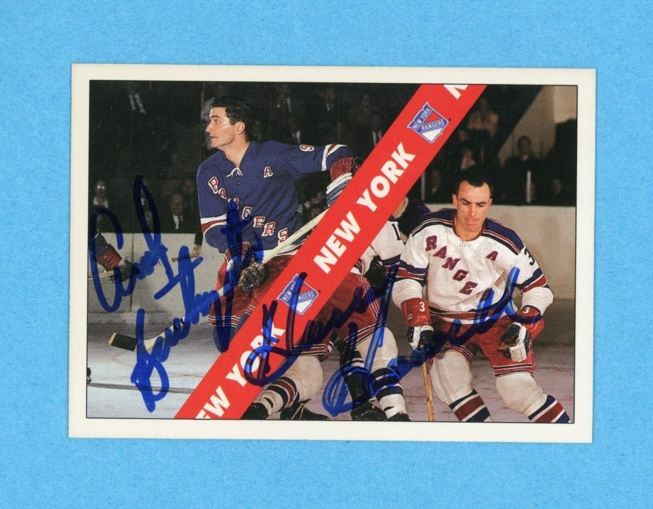 Andy Bathgate, Harry Howell 1991-92 Ultimate origin 6 #2 Autographed Hockey Card