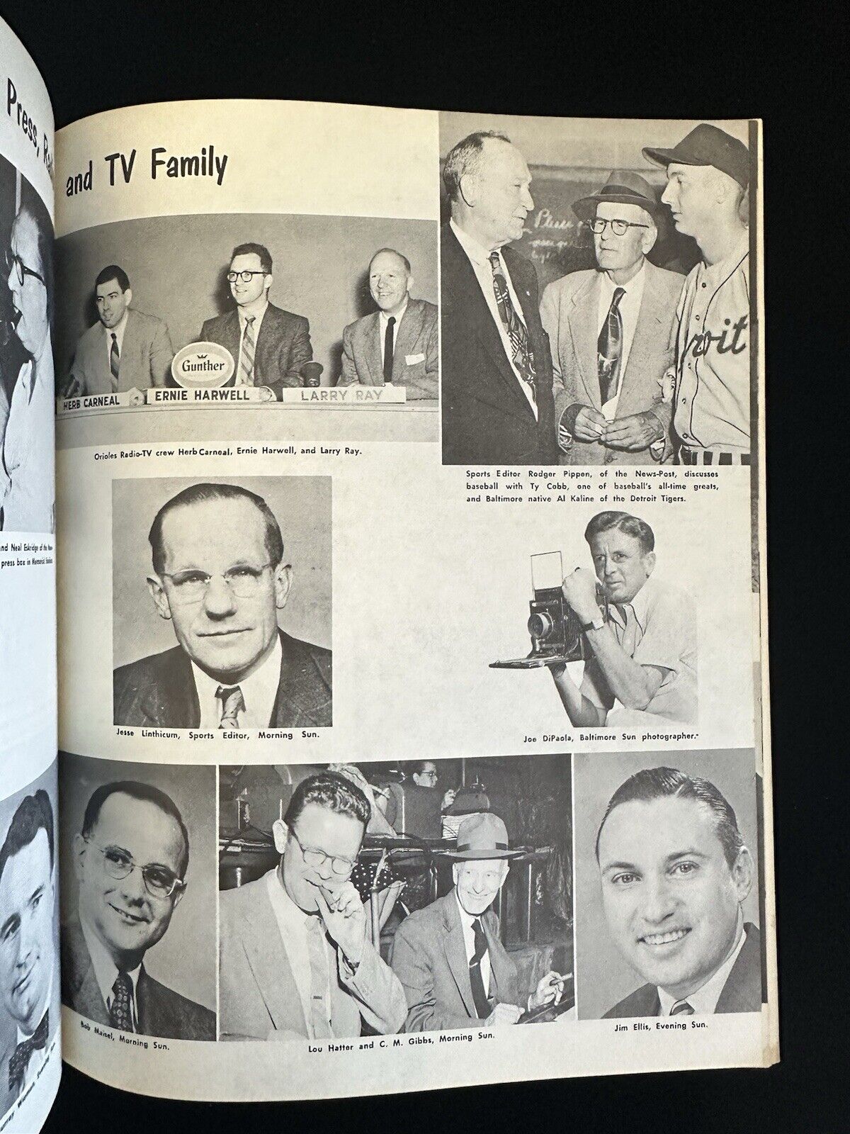 Original 1957 Baltimore Orioles Official Baseball Yearbook w/ Brooks Robinson