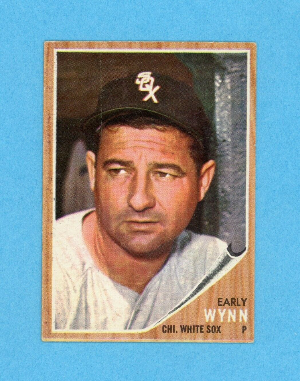 1962 Topps #385 Early Wynn Chicago White Sox Baseball Card Ex - Ex+