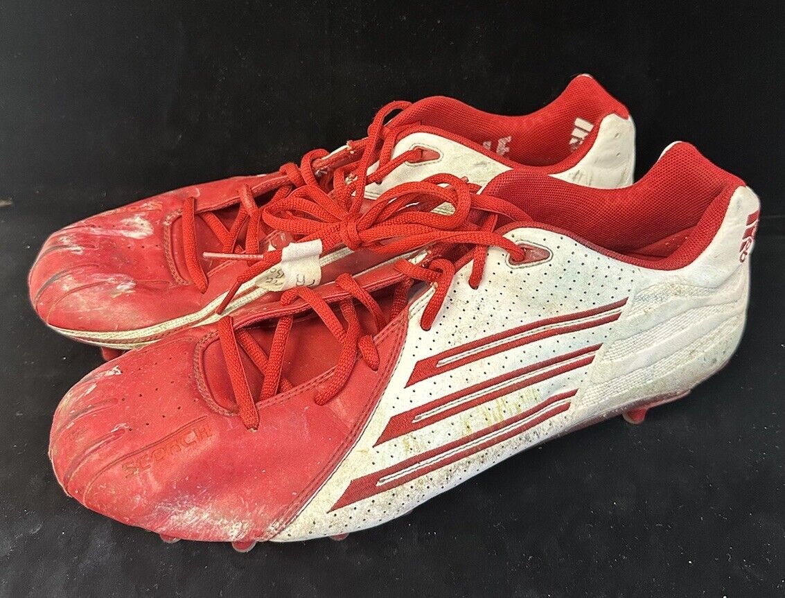 2004 Stefan LeFors #17 Louisville Liberty Bowl GAME USED SIGNED Cleats w/ PHOTO