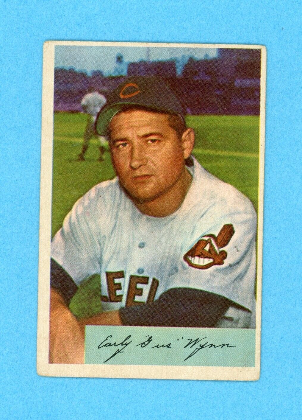 1954 Bowman #164 Early Wynn Cleveland Indians Baseball Card VG+