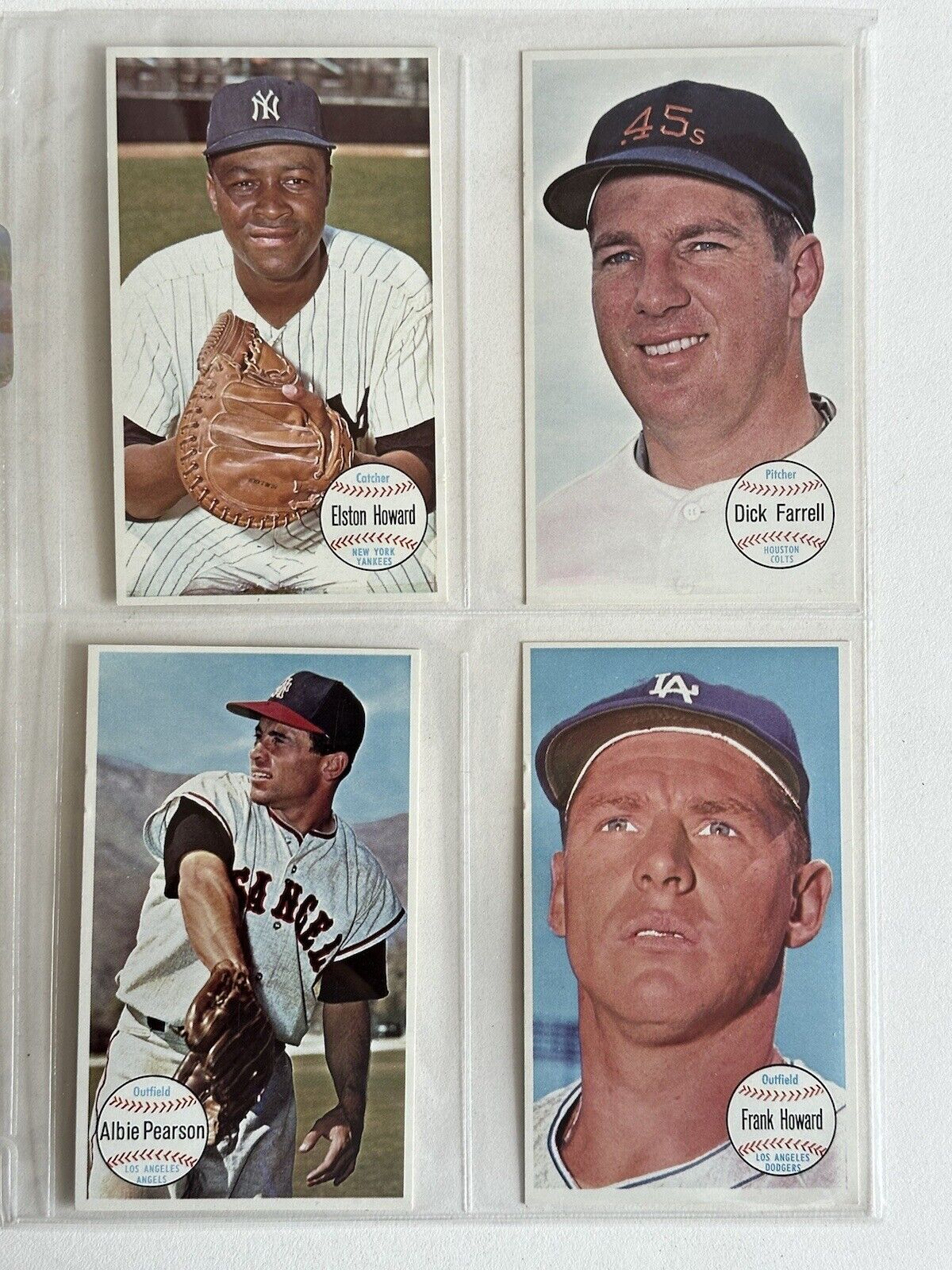 1964 Topps Giants Baseball Card Complete Set of 60 NM Koufax Aaron Mays Mantle