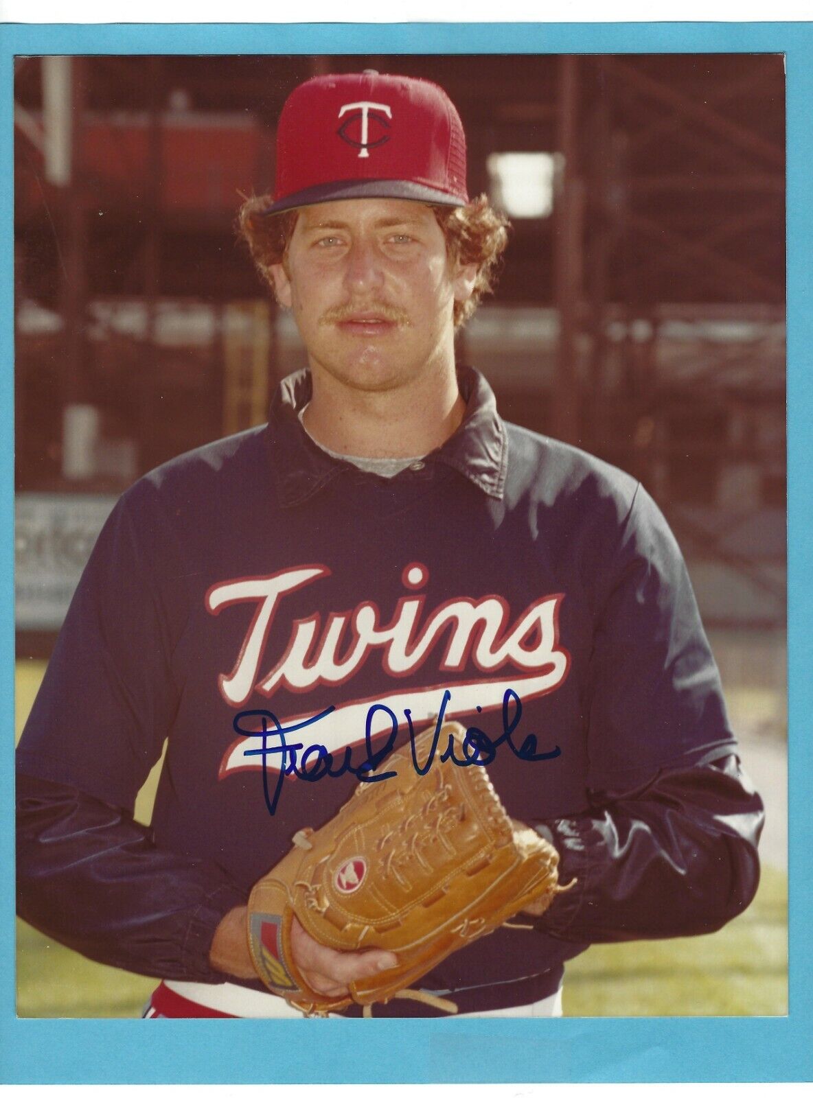 Frank Viola Minnesota Twins  Autographed 8x10 Color Photo