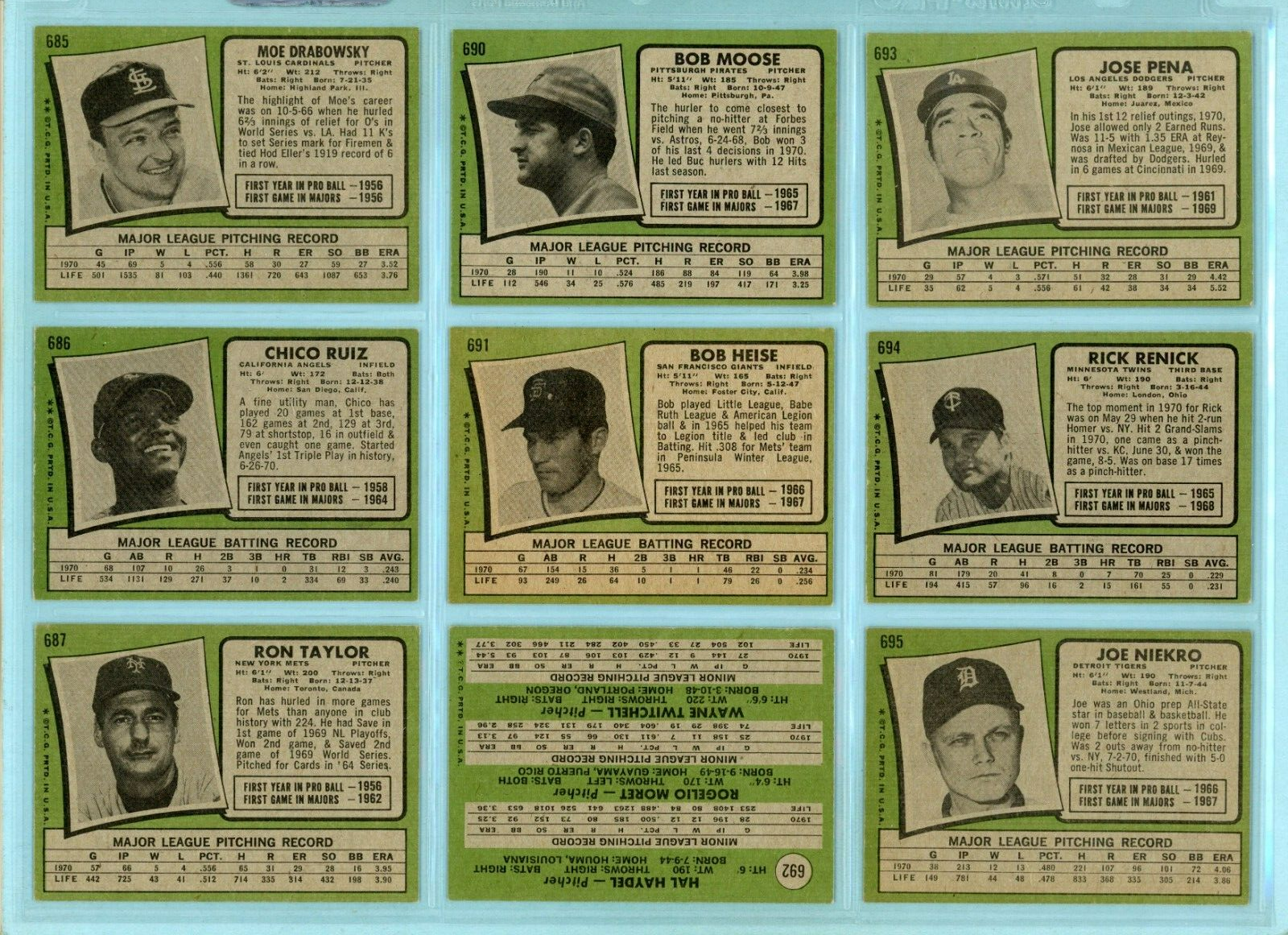 1971 Topps Starter Set Lot of 90 Different High Number Baseball Cards Ex/Mt sbsl