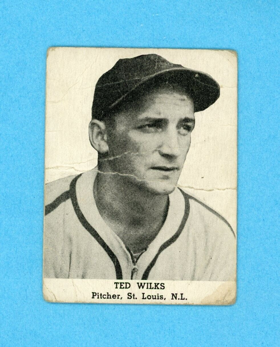 1947 Tip Top Bread Ted Wilks St. Louis Cardinals Baseball Card Low Grade