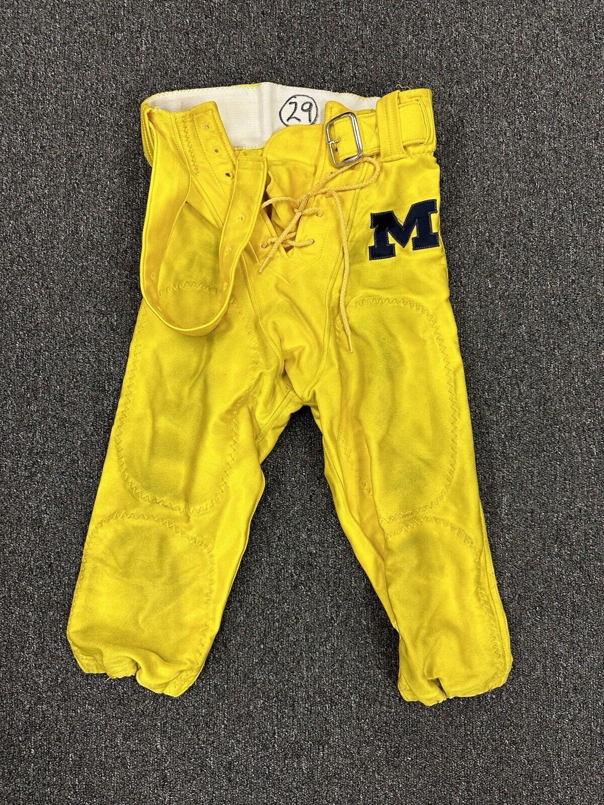 2003-06 Leon Hall Michigan Wolverines #29 GAME USED NCAA College Football Pants