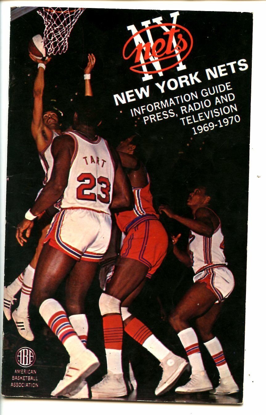 1969/1970 ABA Basketball New York Nets Press Radio TV Media Guide EX