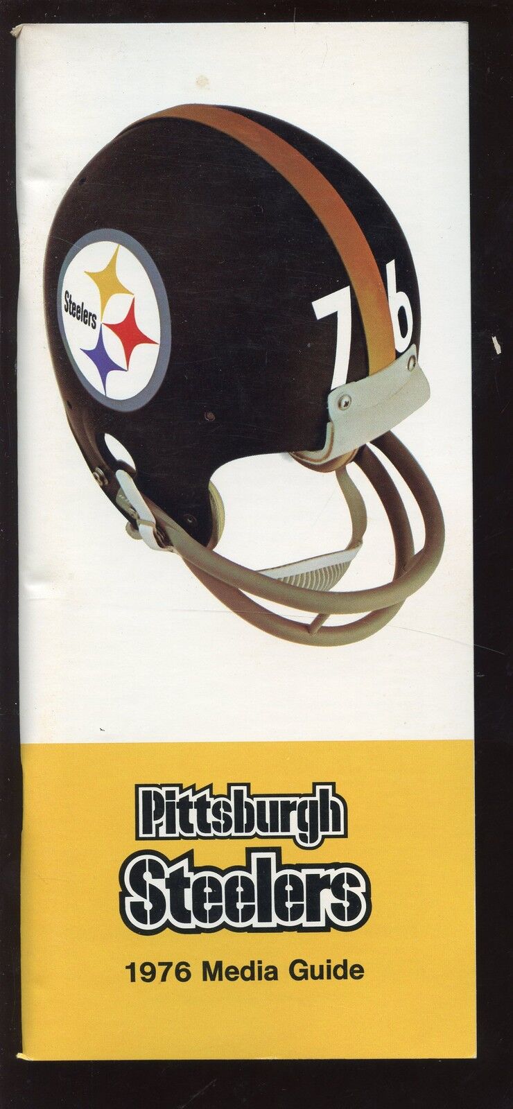 1976 NFL Football Pittsburgh Steelers Media Guide NRMT