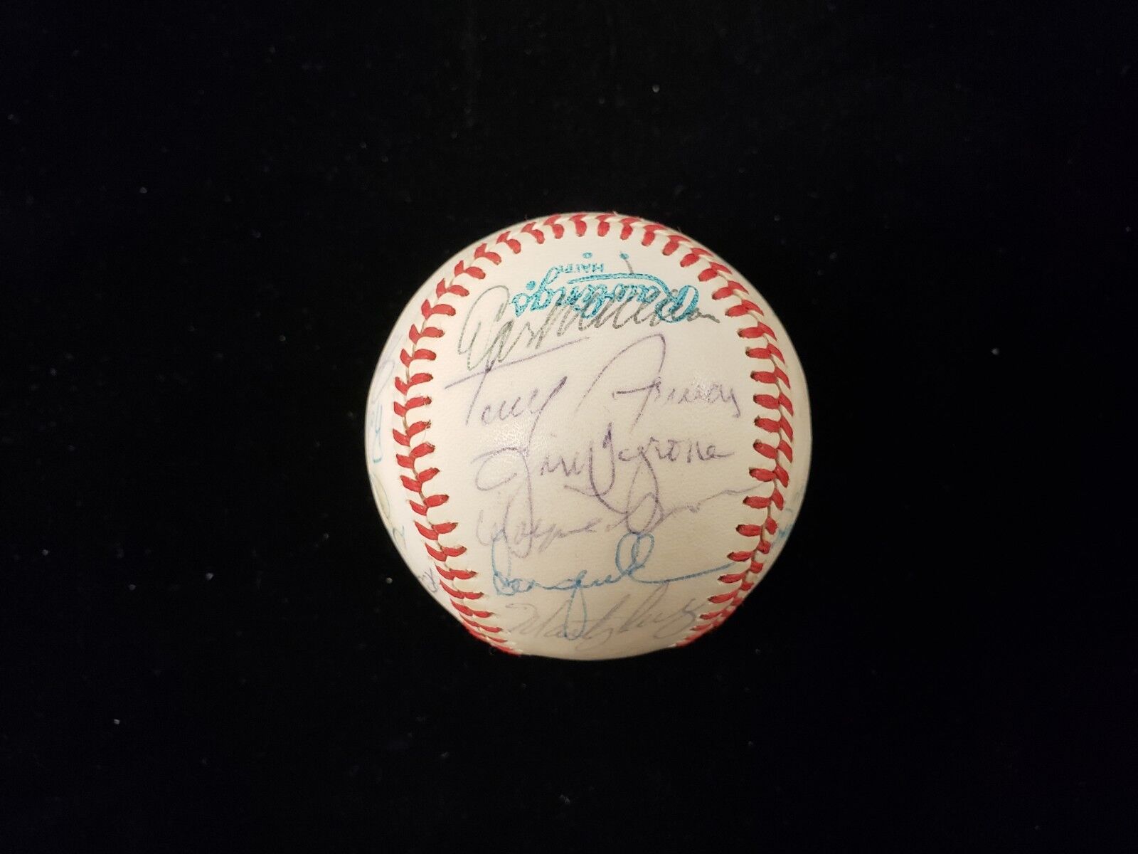 1977 Oakland Athletics Autographed Baseball - 23 Signatures - JSA LOA