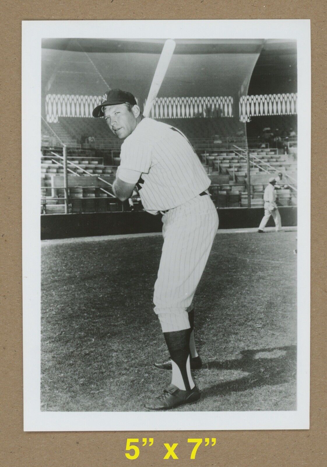 Original Mickey Mantle Athritis Medicine Promo 5" x 7" Press Photo • circa 1987