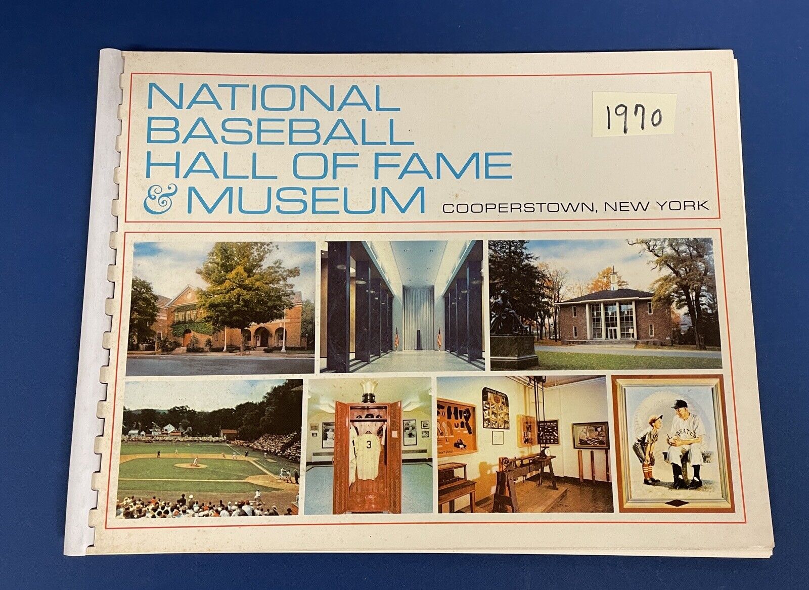 1970 National Baseball Hall of Fame Museum Program