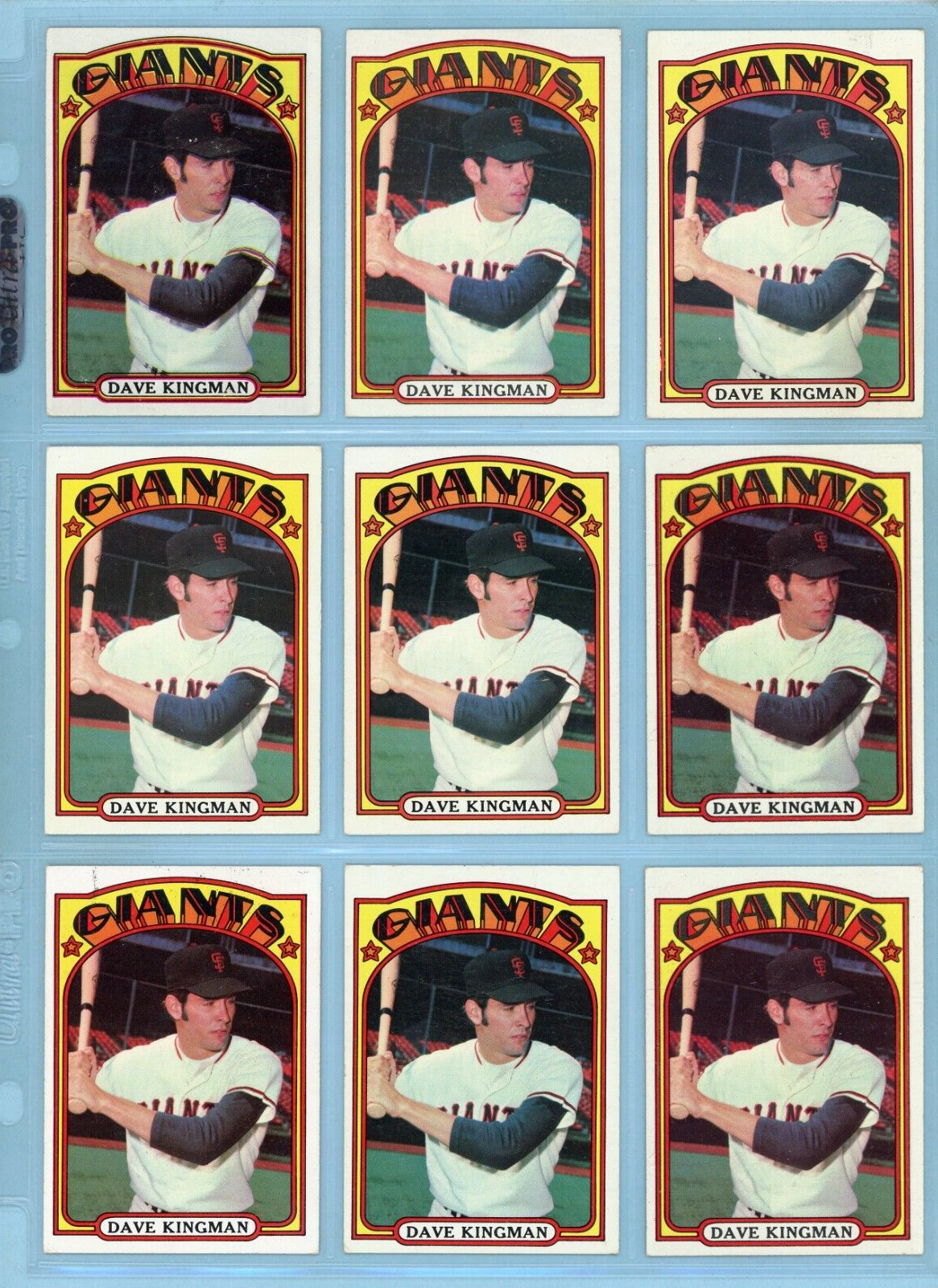 1972 Topps Lot of 35 #147 Dave Kingman Rookie Baseball Cards VG - NM o/c