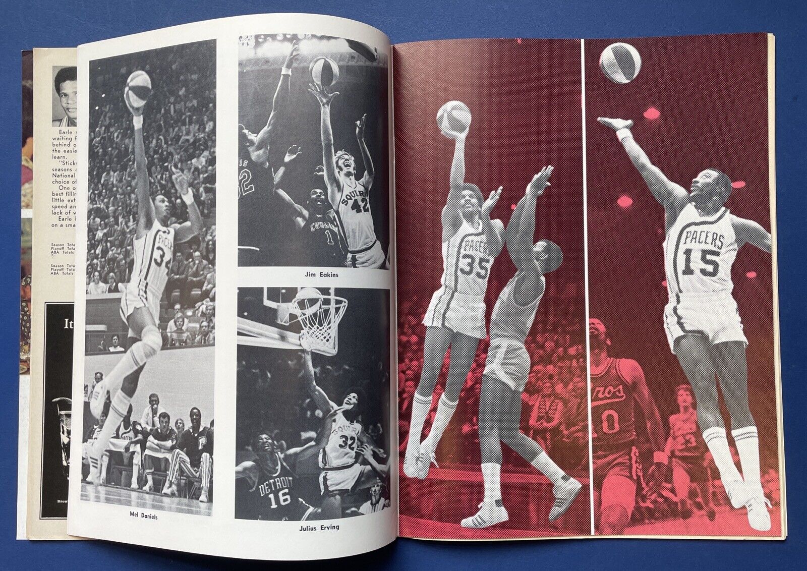 1972 ABA Championship Program New York Nets @ Indiana Pacers • Scored Game #2