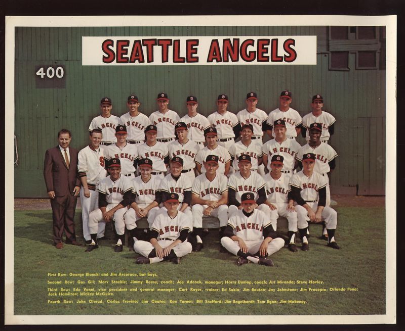 1969 Seattle Angels Pepsi Cola Team Photo EX+